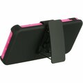 Dreamwireless Amazon Fire Phone Hybrid Case - Hot Pink Skin Plus Black Pc With H Stand Black Hot Pink HSCAMZFIREHSTDBKHP
